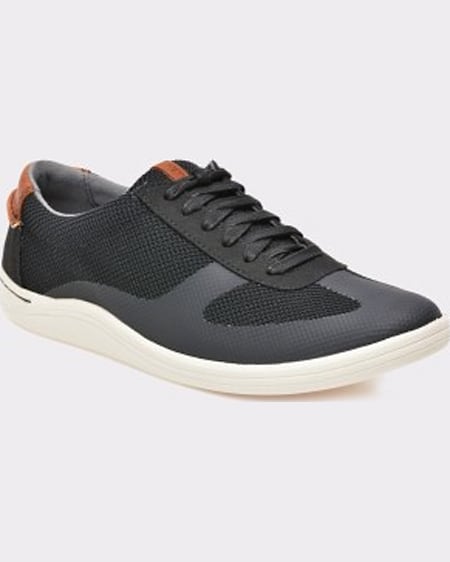 Clarks Pantofi sport negri din material textil