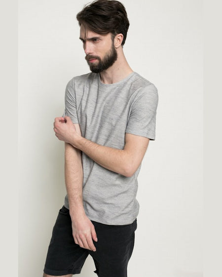 Tricou Jack and Jones gri deschis