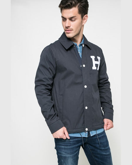 Geaca Tommy Hilfiger varsity coach bleumarin