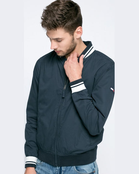 Geaca Tommy Hilfiger bomber bleumarin