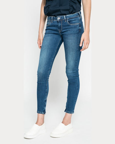 Jeansi Pepe Jeans cher albastru