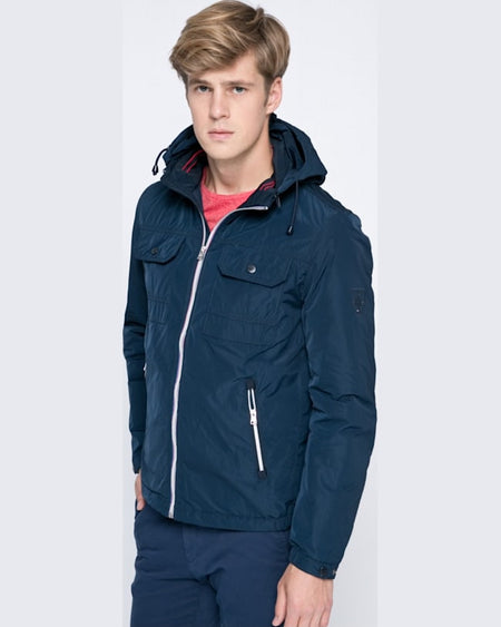 Geaca Tommy Hilfiger bleumarin