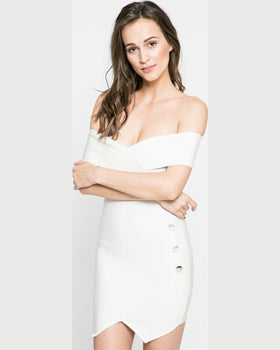 Rochie Missguided alb