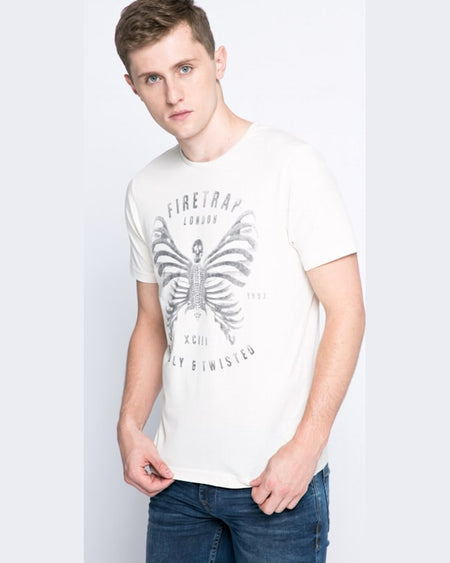 Tricou Firetrap crem