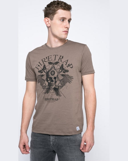 Tricou Firetrap maro