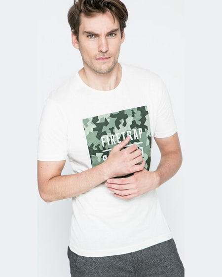 Tricou Firetrap crem