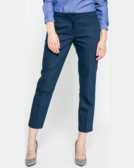 Pantaloni Tommy Hilfiger bleumarin