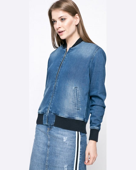 Geaca Pepe Jeans bomber brandy bleumarin