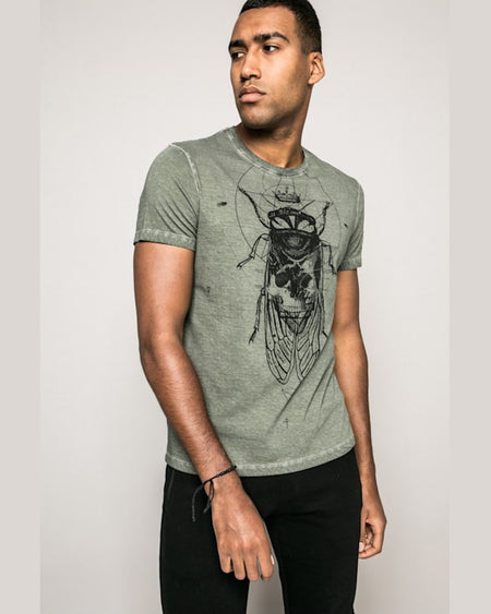 Tricou Medicine nocturnal creatures gri