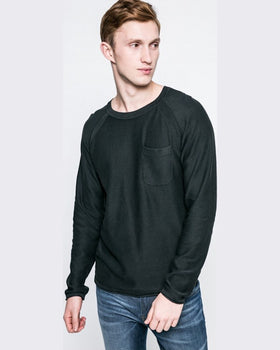 Pulover Jack and Jones negru cărbune