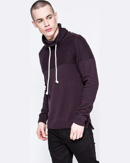 Pulover Jack and Jones violet închis