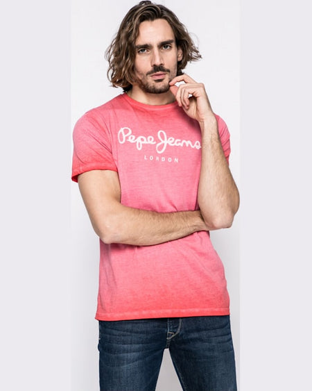 Tricou Pepe Jeans west sir roșu