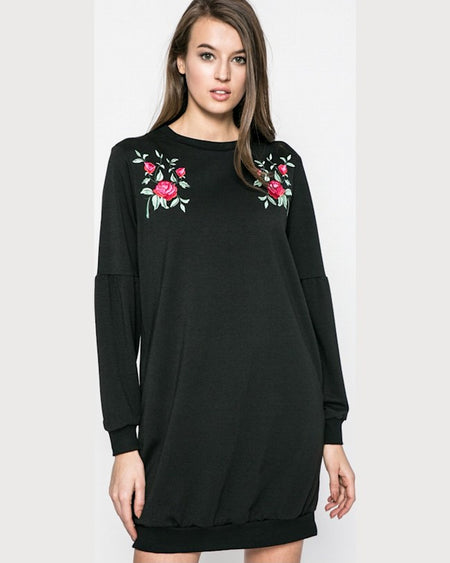 Rochie Answear blossom mood negru