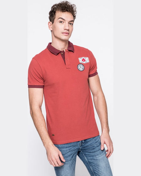 Tricou Tokyo Laundry polo castaniu