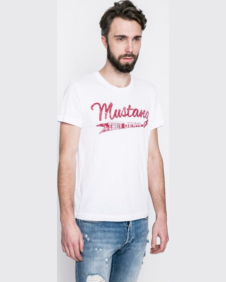 Tricou Mustang alb