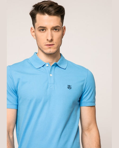 Tricou Selected polo albastru