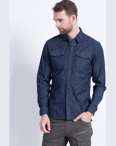 Camasa G-Star Raw bleumarin