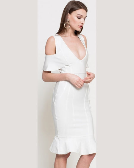 Rochie Missguided alb