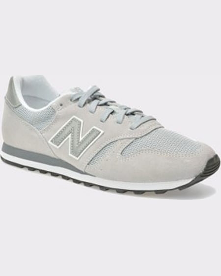 New Balance Pantofi sport gri din piele intoarsa